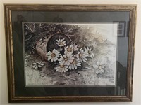 Signed & Numbered Paul Brown Lazy Daisies Print