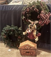 Christmas Preschool Nativity Set & Wreaths
