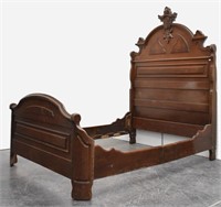 Antique Victorian Eastlake Style Bed