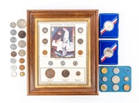 Coin Assorted Coinage With Silver