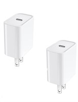 NEW 2-Pack 20W USB C Power Adapter