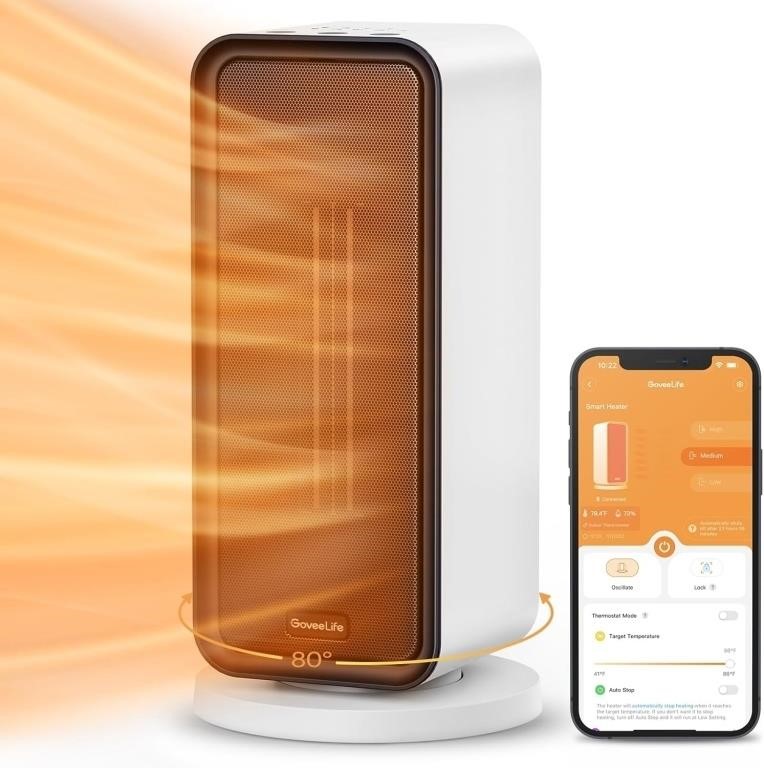 Govee Life Space Heater, Smart Electric Heater