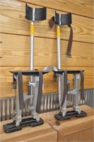 Pair of alum drywall stilts (225 lb cap)