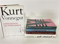 Five books written by Kurt Vonnegut