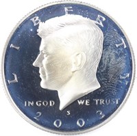 2003-S 90% Silver Proof Kennedy Half Dollar