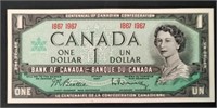 1967 Centenial $1 Canadian Banknote No Serial #s