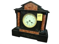 Victorian, slate, mantel clock