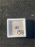 Very Rare .37 Carat 1 Total Tanzanite Gemstone