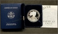 2003 1oz Proof Silver Eagle w/Box & Papers