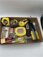 Measuring Tapes, Wire Strippers, Brass Quick