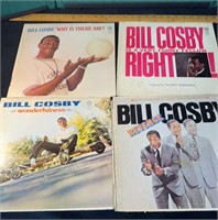 Lot of 4 Bill Cosby Vinyl Records Albums Lp