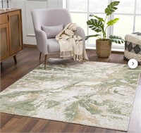 Charniqua Modern Abstract Marble Design Area Rug