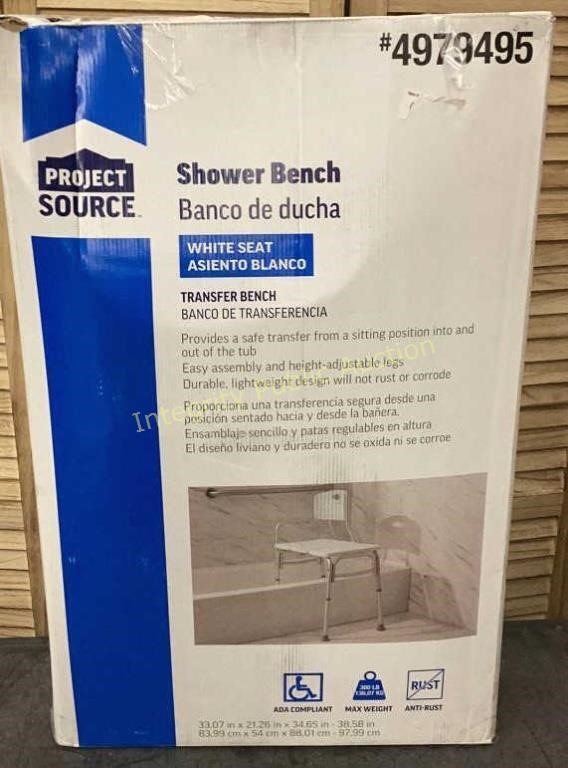 Project Source Shower Transfer Bench