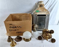 Brass light fixture parts and more!