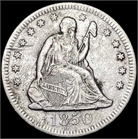 1850-O Seated Liberty Quarter CLOSELY