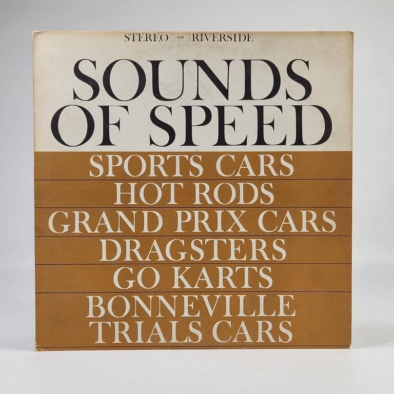 SOUNDS OF SPEED LP RECORD ALBUM
