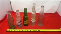 Vintage Soda Bottles Crystal, Vess, Squirt,