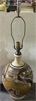 (E) Mid-Century Native American Style Lamp 32”