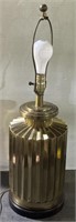(E) Vintage Federico Cooper Style Brass Lamp 27”