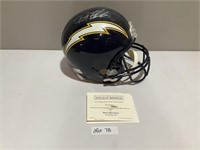 Doug Flutie signed helmet