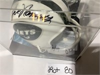 Joe Namath Jets Mini Helmet