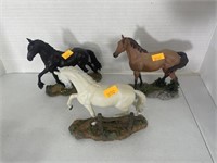 3 Danbury mint noble steeds