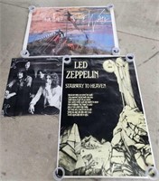 Led Zeppelin & Pink Floyd Posters