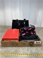 Assortment of handbags, one marked Kate Spade and