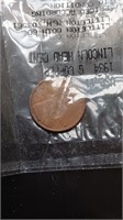 1934 Wheat Back Penny In Mint Cello