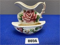 Floral Teacup Wall Vase (Chipped Handle)