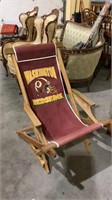 Washington Redskins folding wood and canvas chair