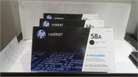 HP LaserJet 58A black owner cartridge opened