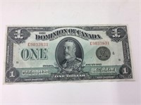 1923 (vf30) Canadian 1 Dollar Bill Dc-25a