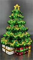 Vintage Christmas Tree Cookie Jar