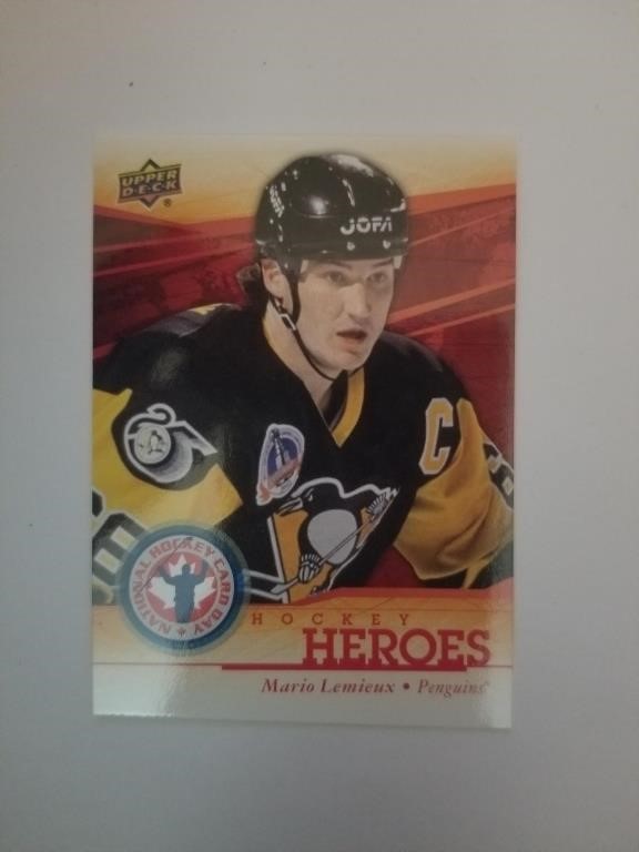 UD NHC 2014 hockey heroes mario lemieux