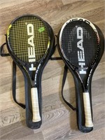 2 Rackets with carrying bags