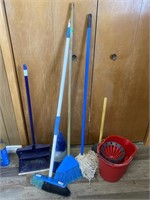 Cleaning mops & brooms- see pictures