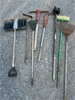 8 long handle tools