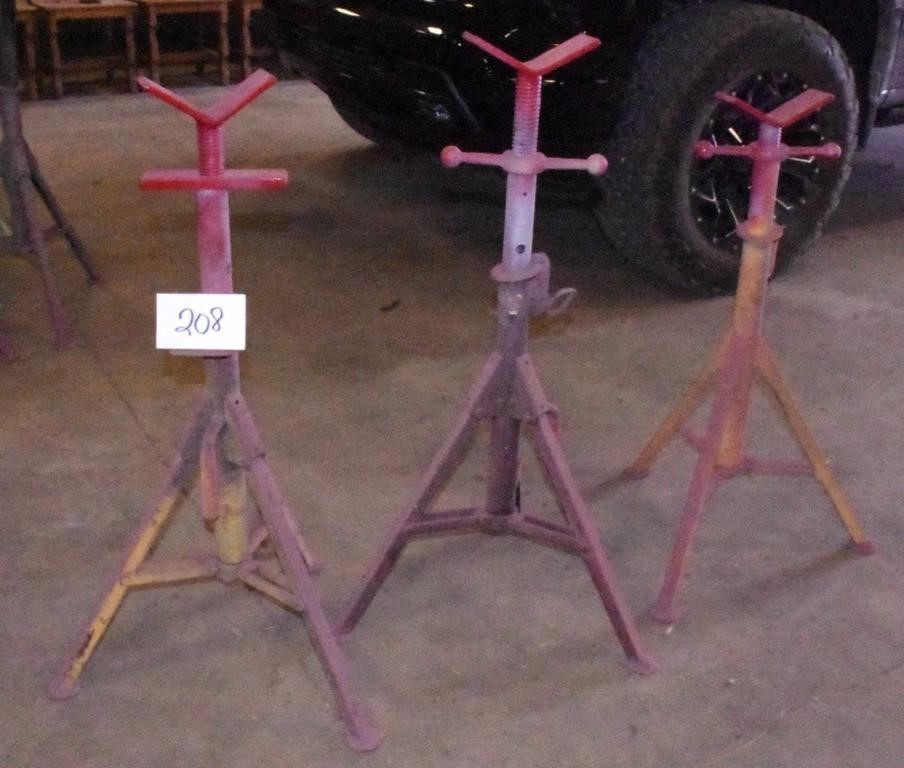 (3) Welding Jack Stands