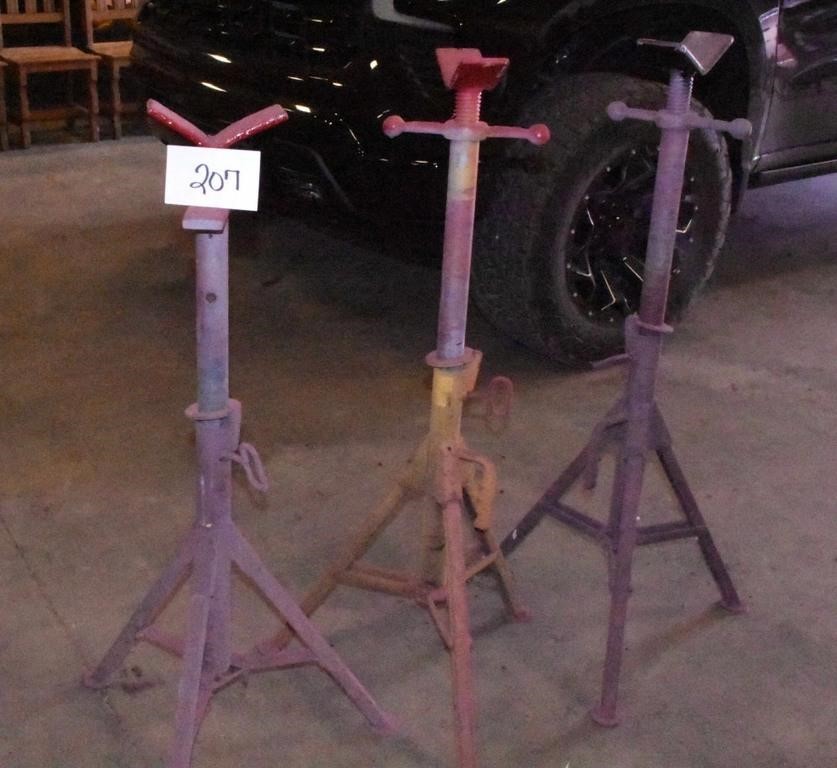 (3) Welding Jack Stands