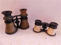 2 antique opera theatre binoculars - Micronta 25x