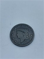 1828 LARGE CENT - WIDE DATE