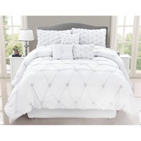 Deana 7-piece Comforter Set (Queen) White