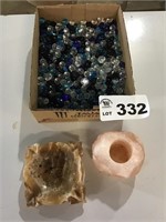 DECOR MARBLES, SALT ROCK, MINERAL TRAY