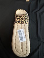 Leopard Slides / Crocks Size 7 Womans