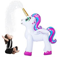 JOYIN Inflatable Yard Sprinkler with Unicorn Desig