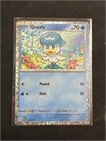 Quaxly Hologram Pokémon Card