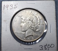 1935 SILVER PEACE DOLLAR