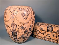 Barrington Collection Vase & Rectangular Dish