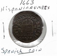 1663 Spanish Coin